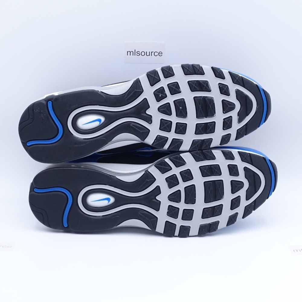 NEW Size 15 Men's Nike Air Max 97 Sneakers 921826-011 Black/Blue Nebula - Picture 7 of 7